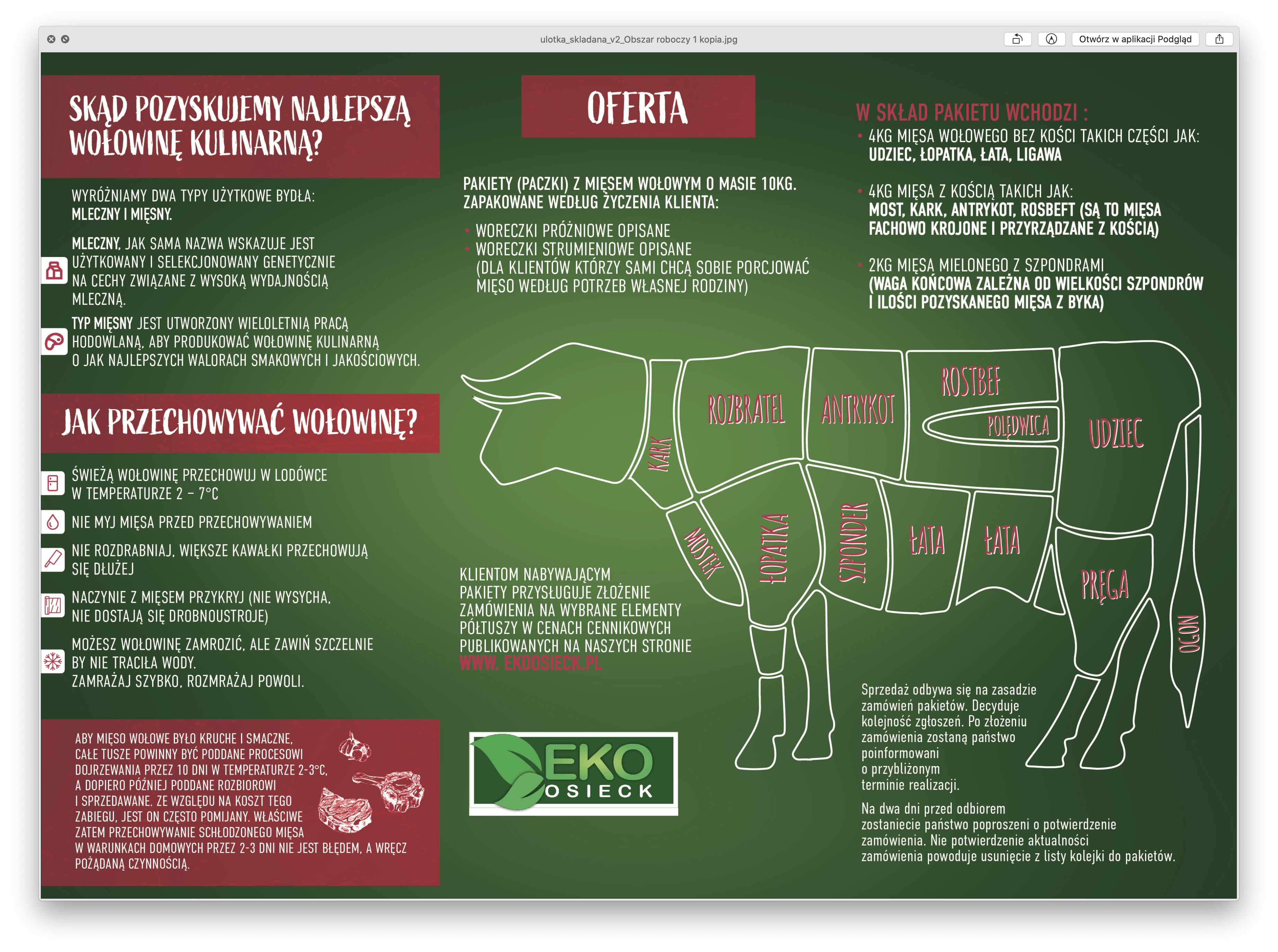 Jak przechowywać wołowine i wiele innych